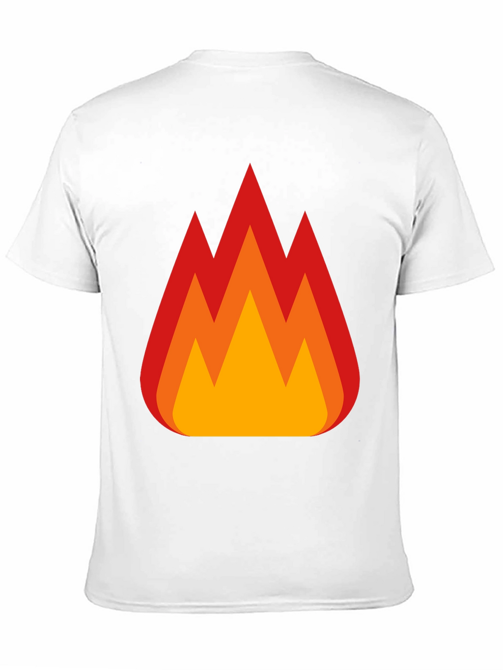 Flaming Hot Tee - Bold Graphic Print T-Shirt