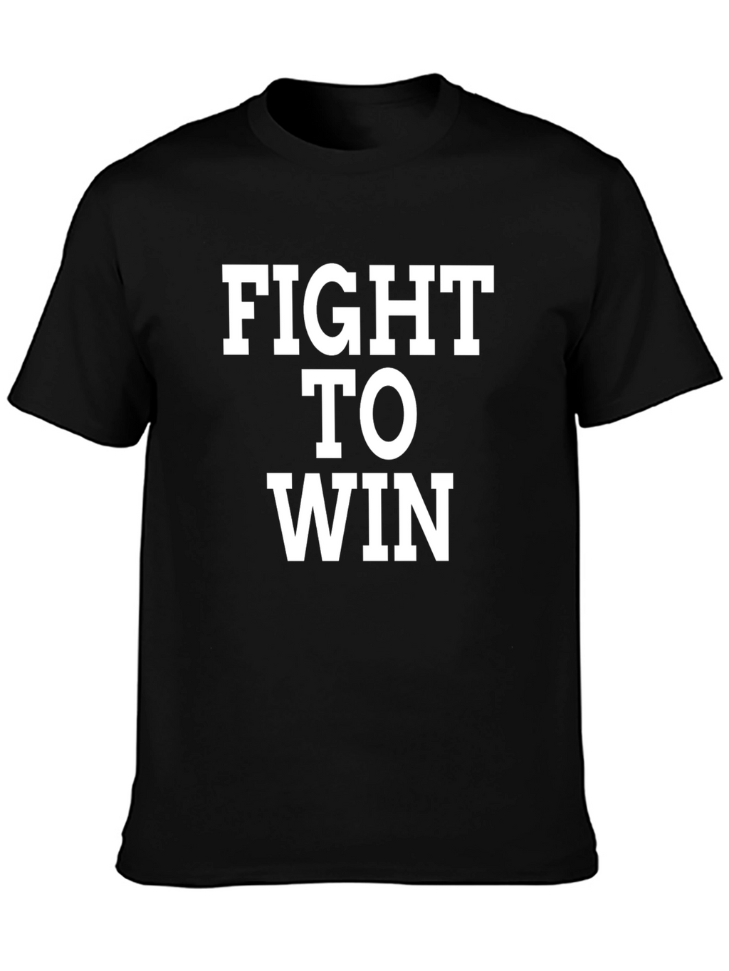 Fight To Win Black T-Shirt