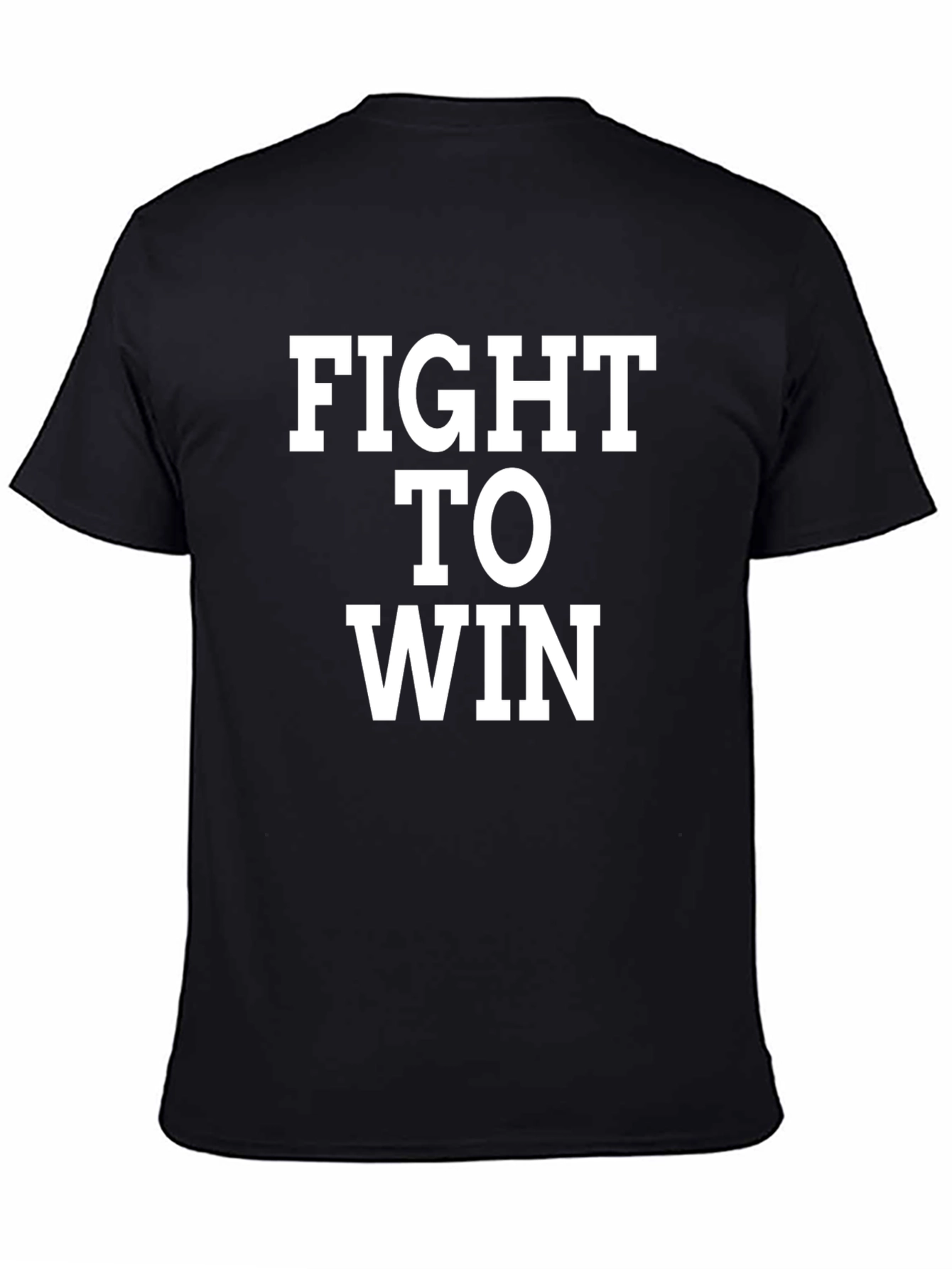 Fight To Win Black T-Shirt