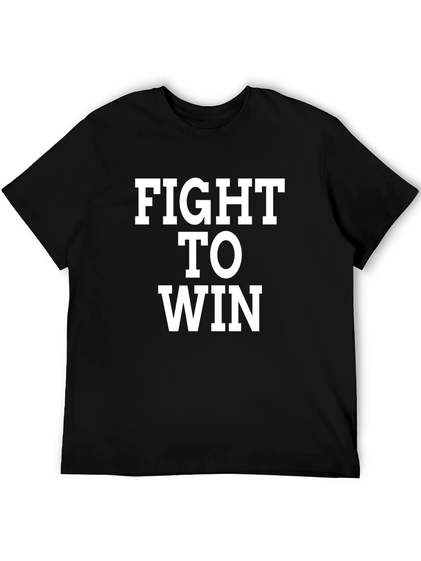 Fight To Win Black T-Shirt