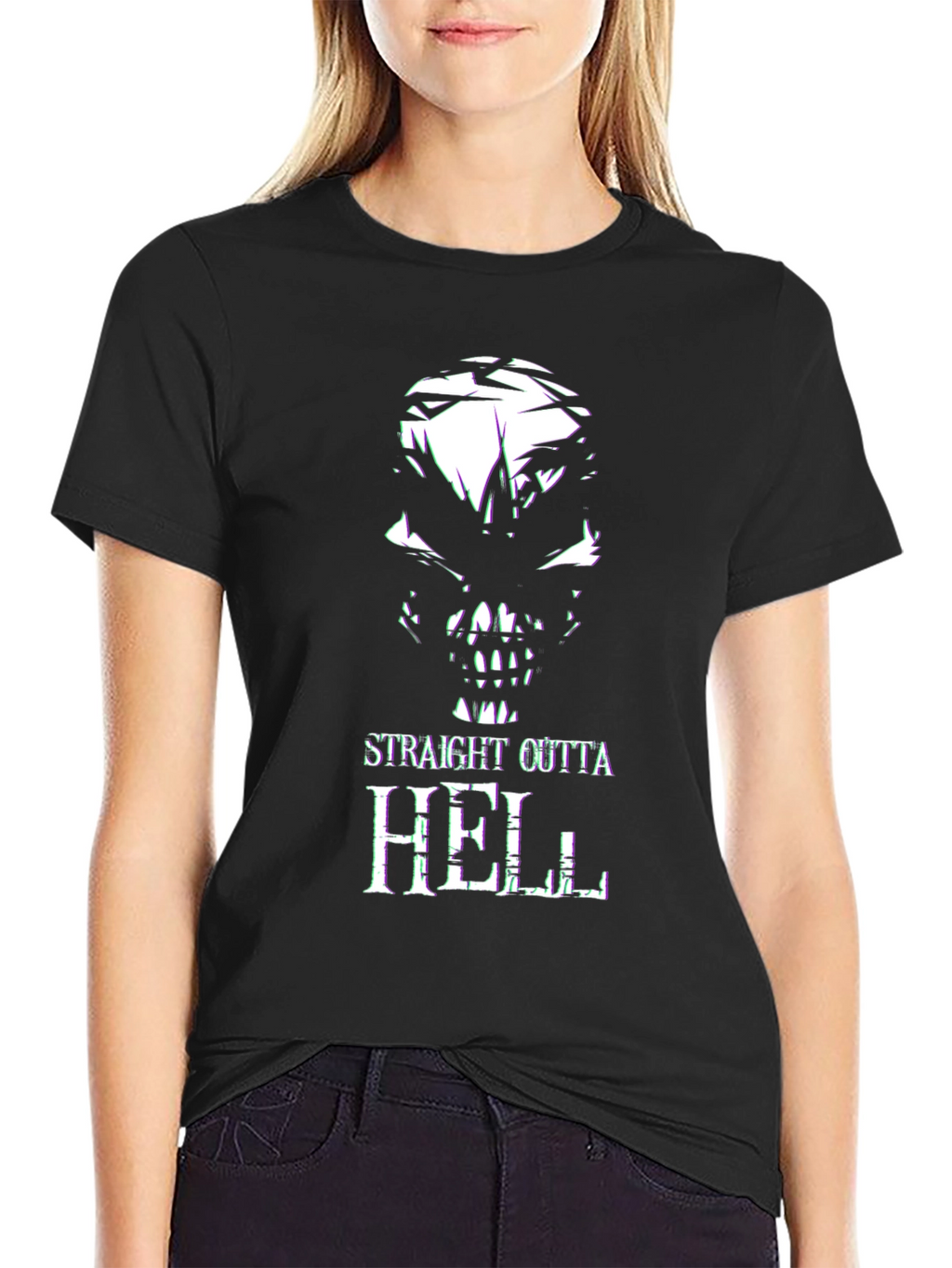 Straight Outta Hell Graphic T-Shirt