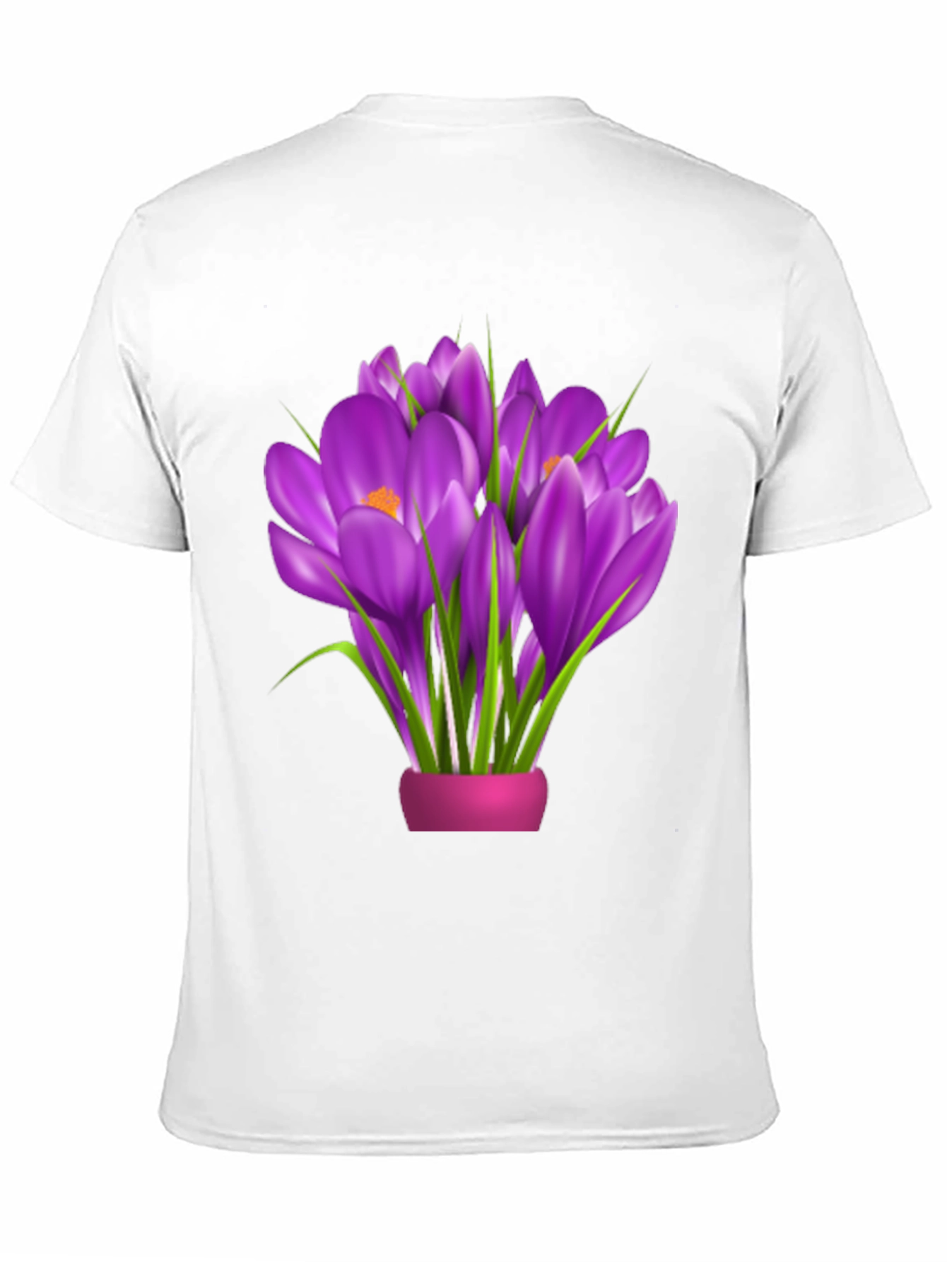 Floral Graphic Tee - Crocus Bouquet