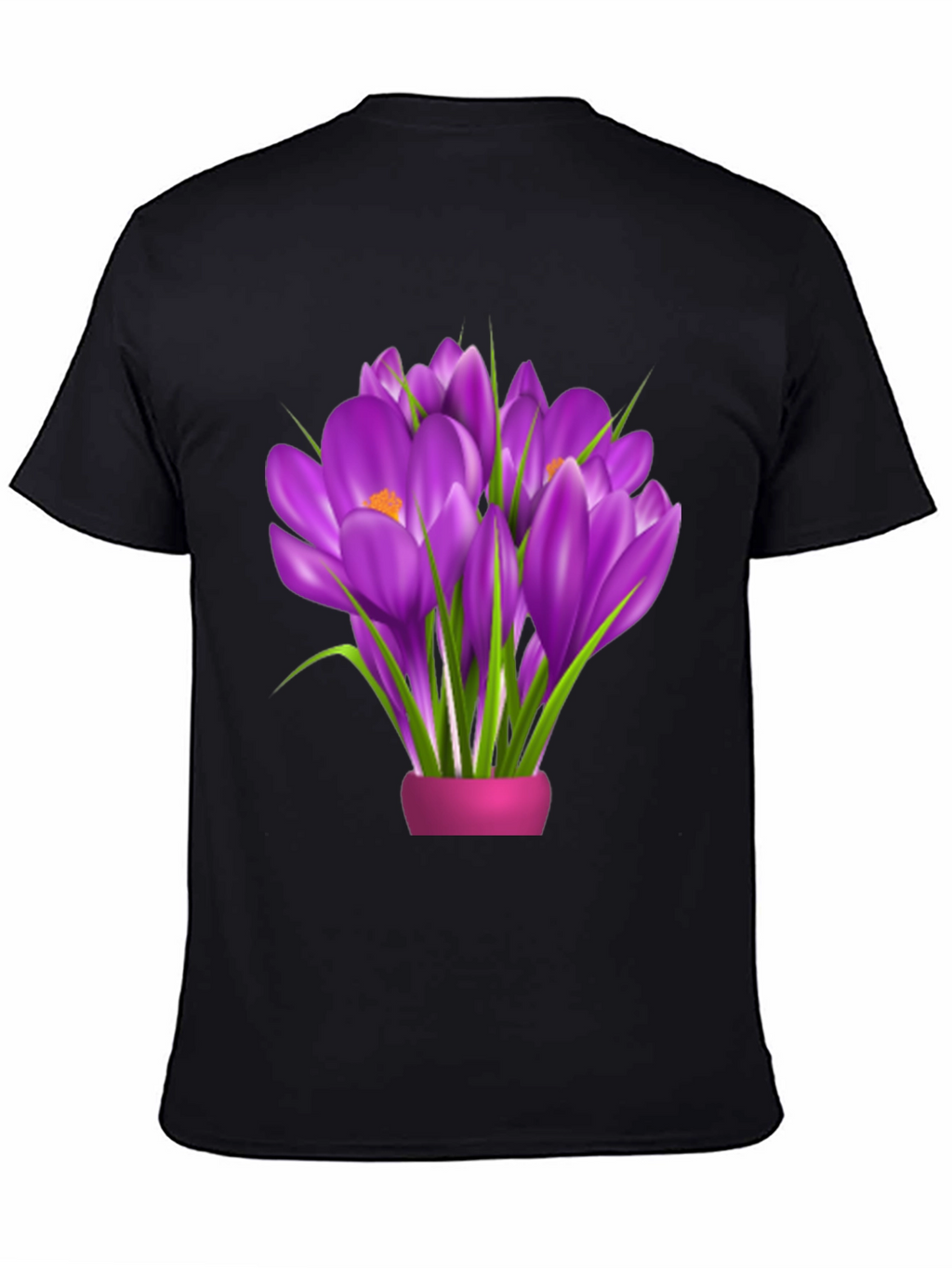 Floral Graphic Tee - Crocus Bouquet