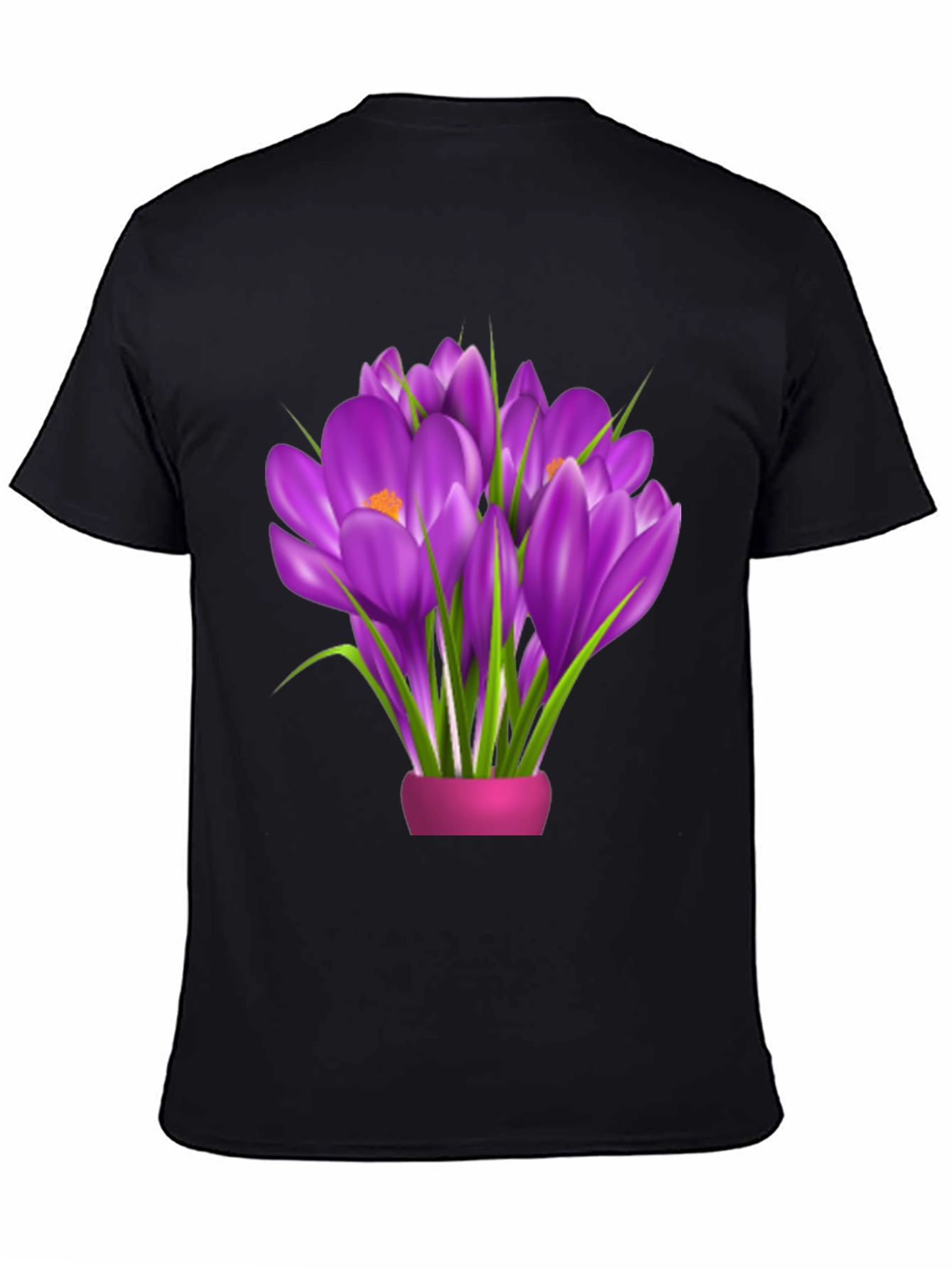 Floral Graphic Tee - Crocus Bouquet