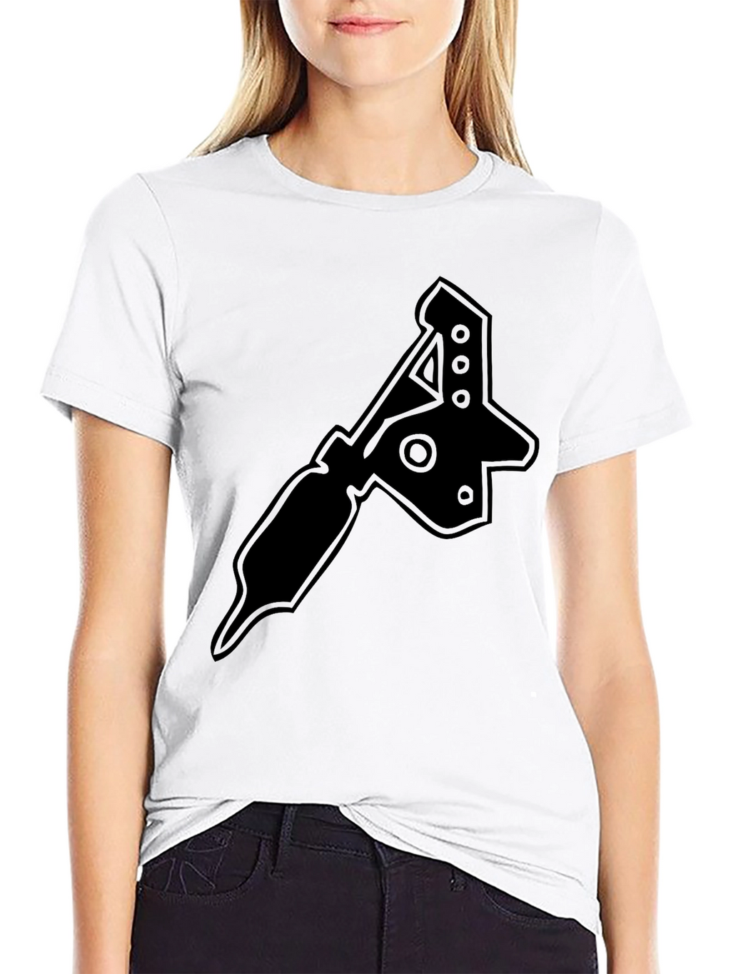 Tattoo Machine Graphic T-Shirt - Black