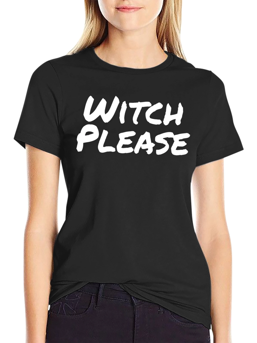 Witch Please Graphic Tee - Trendy T-Shirt