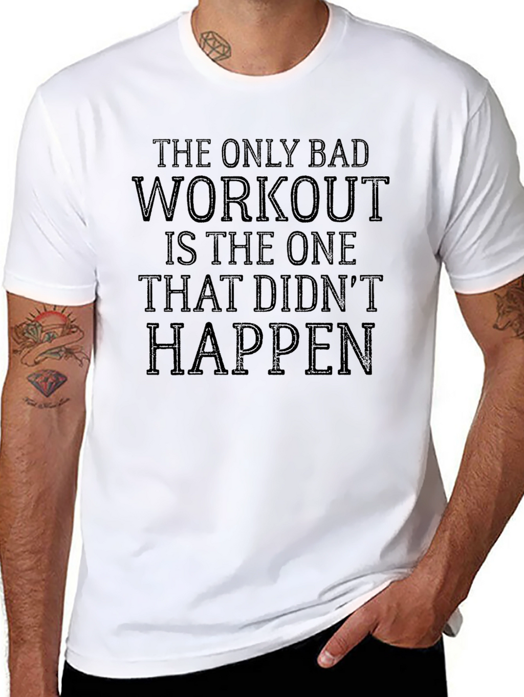 Workout Motivation T-Shirt - Gym Apparel