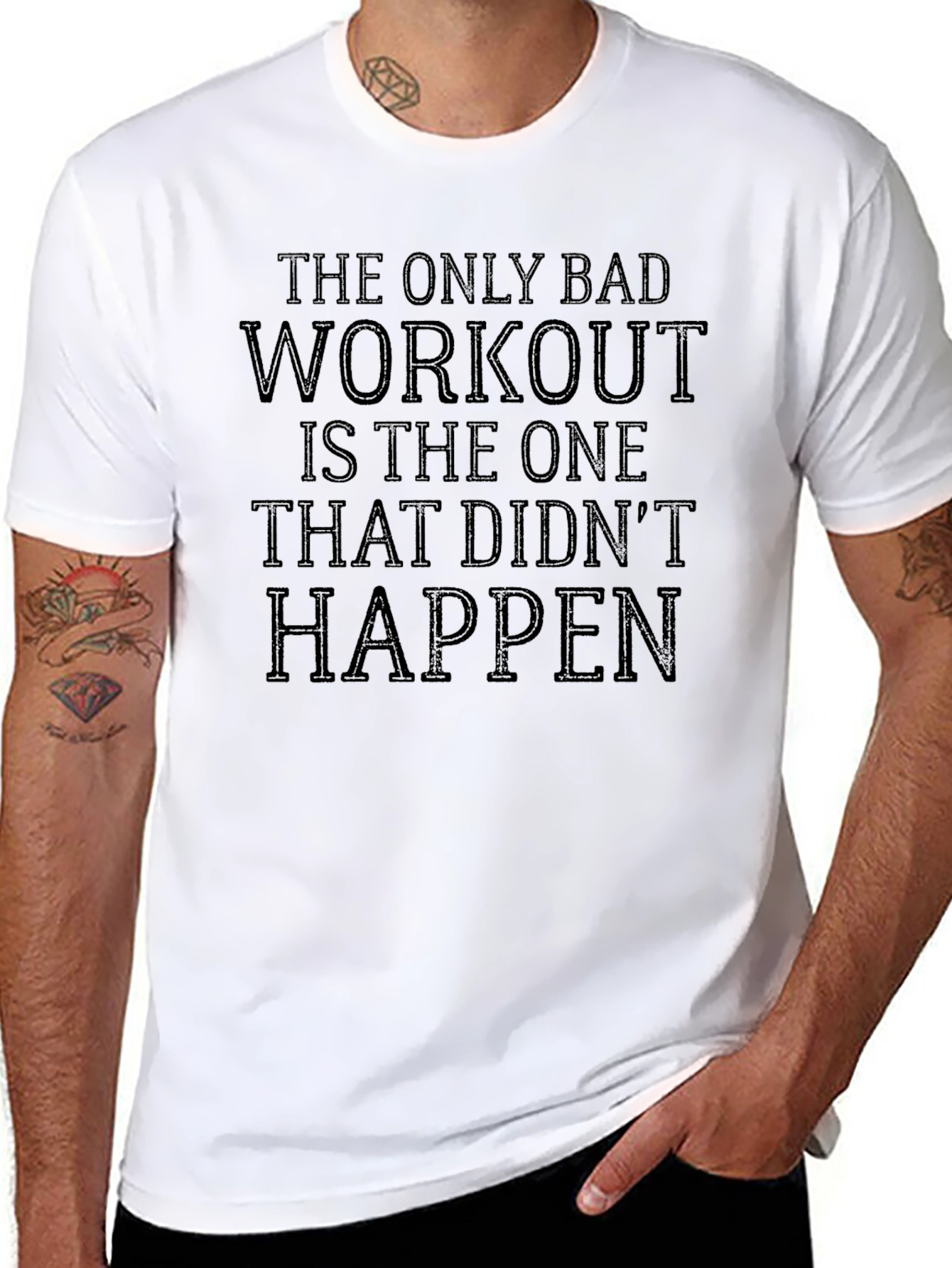 Workout Motivation T-Shirt - Gym Apparel