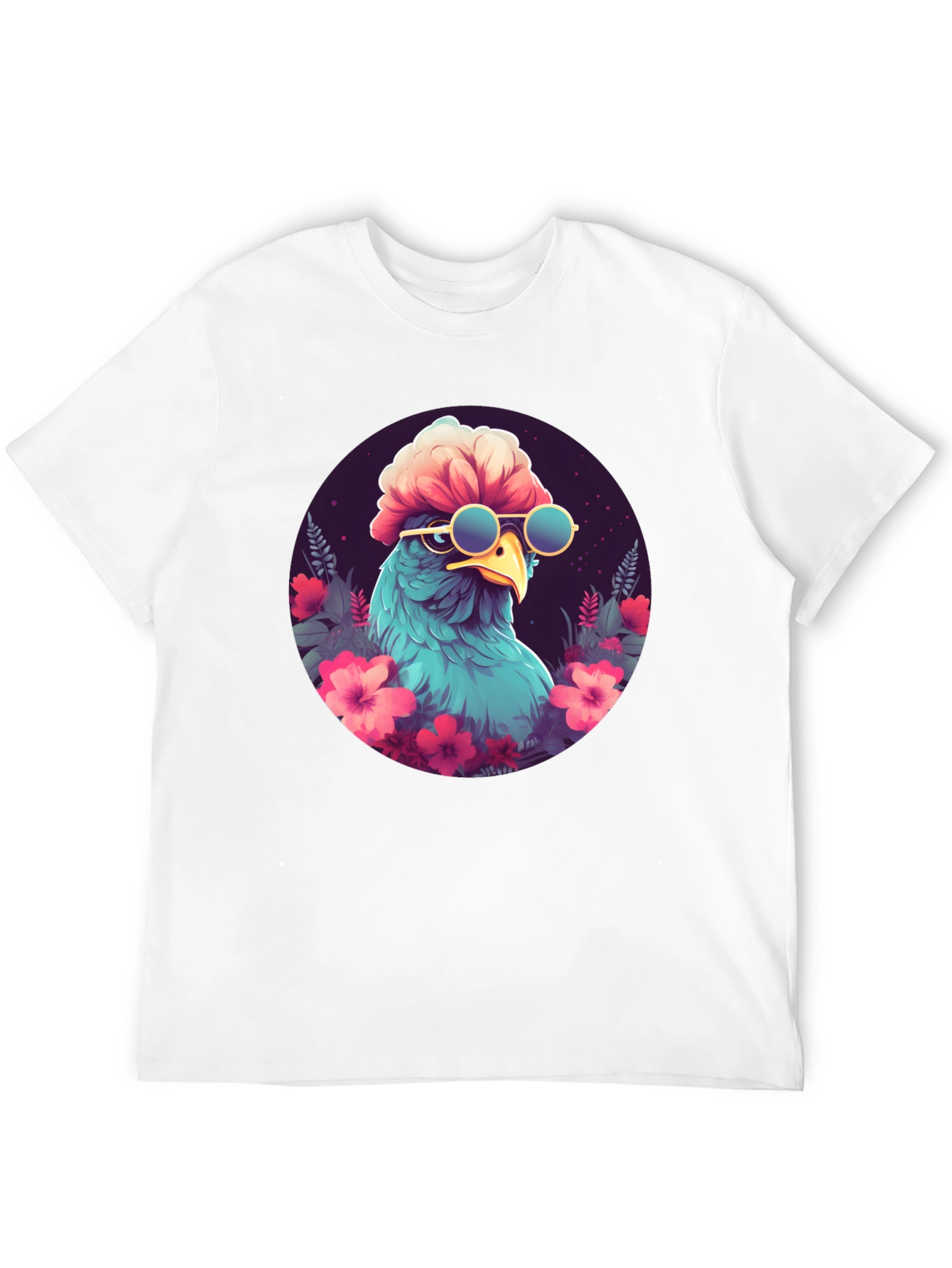 Cool Bird T-Shirt: Tropical Aviator Style