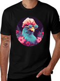 Cool Bird T-Shirt: Tropical Aviator Style