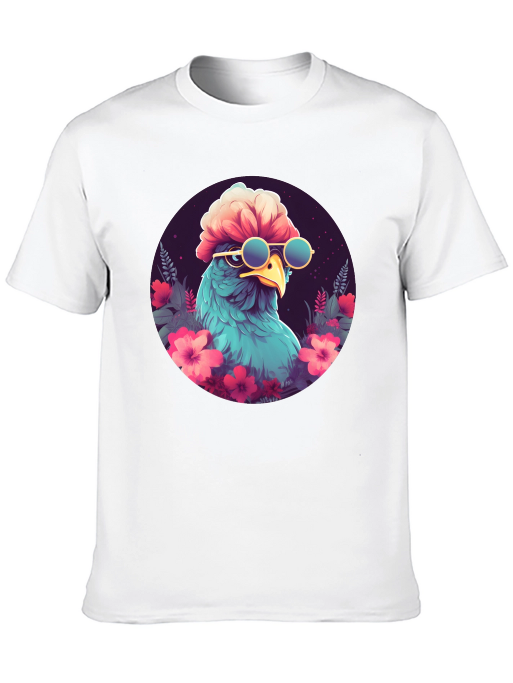 Cool Bird T-Shirt: Tropical Aviator Style