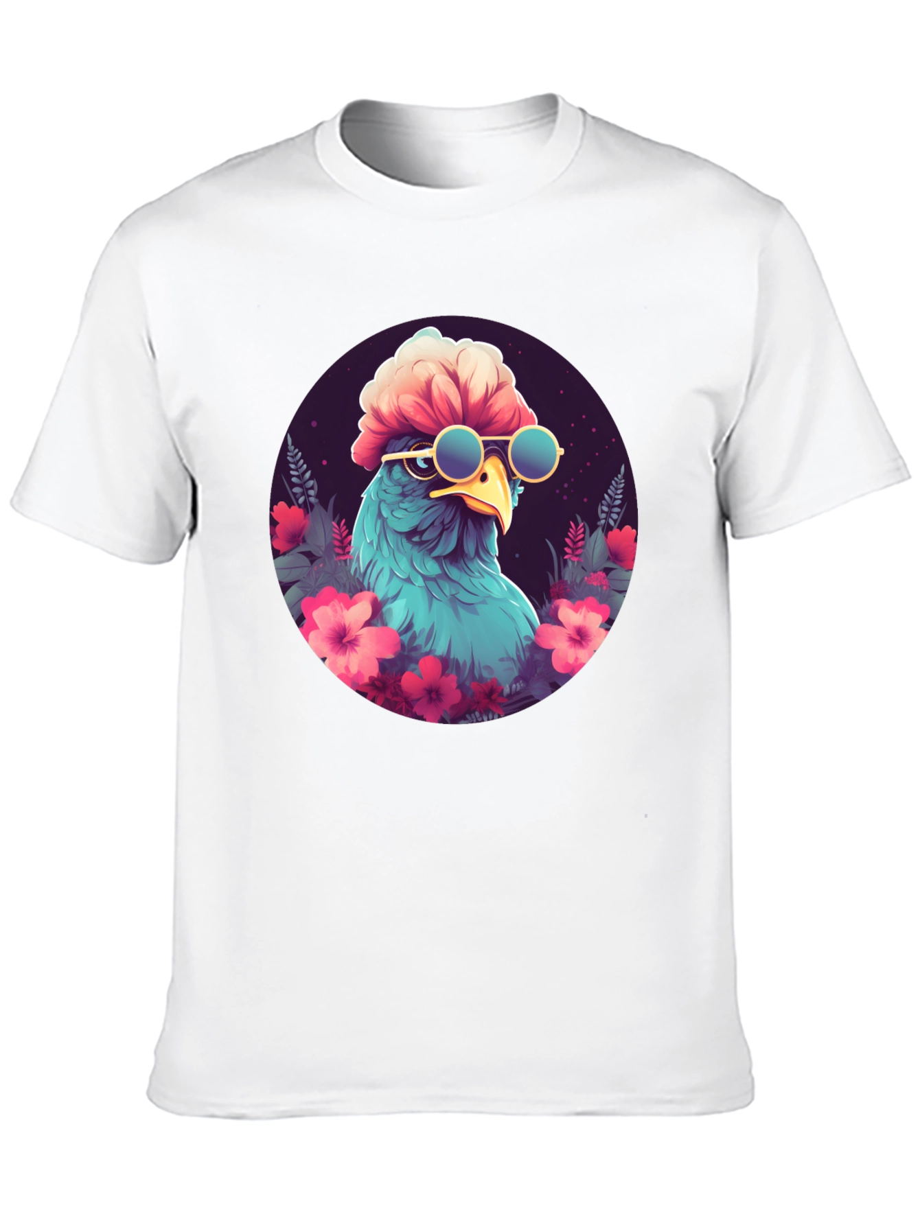 Cool Bird T-Shirt: Tropical Aviator Style
