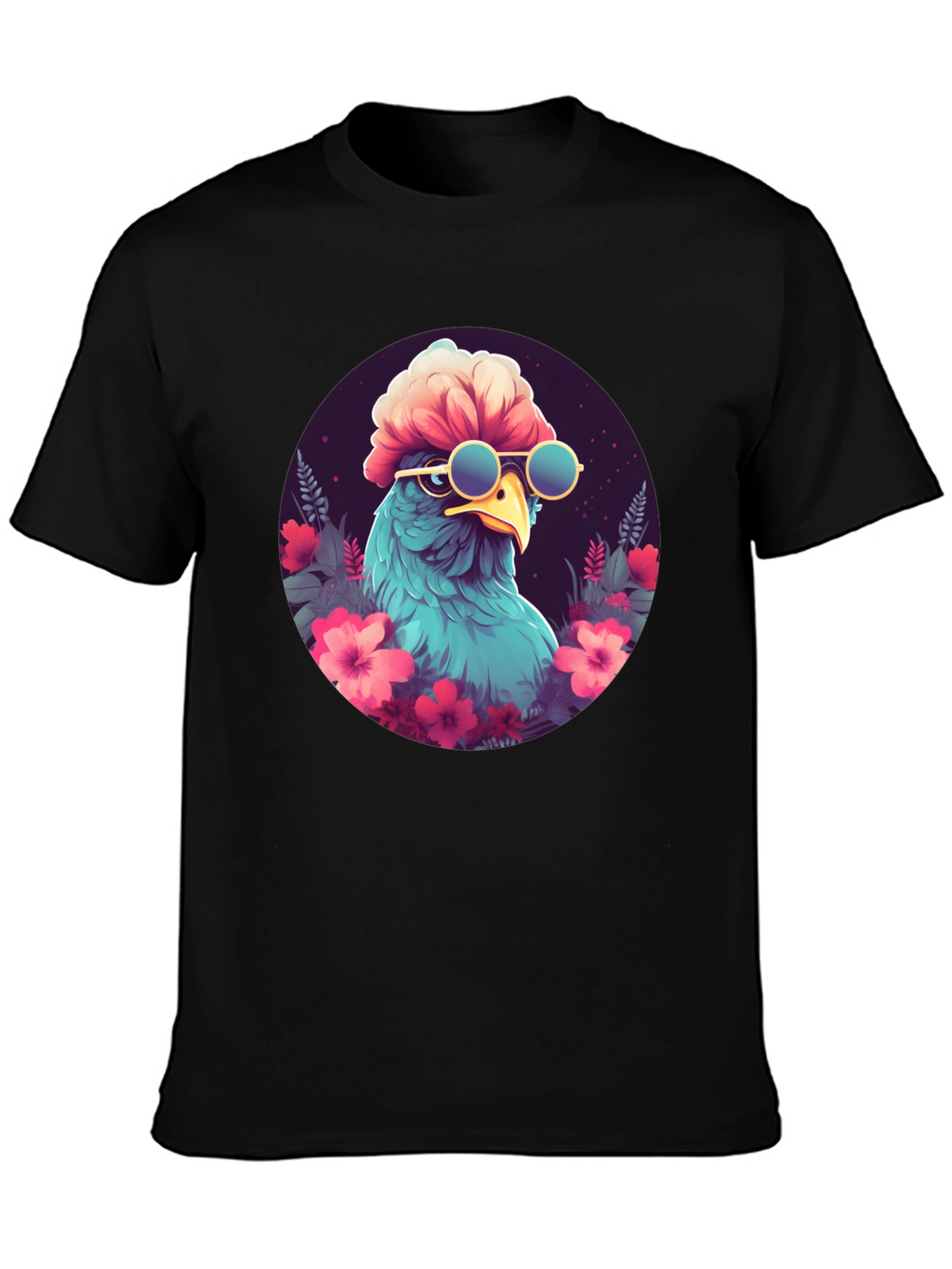 Cool Bird T-Shirt: Tropical Aviator Style