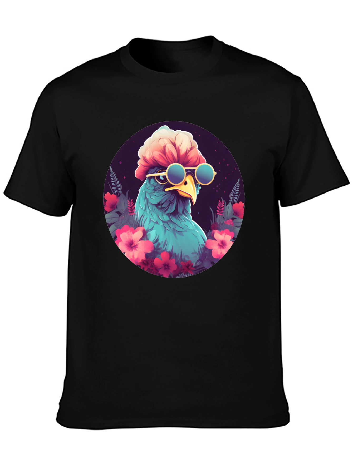Cool Bird T-Shirt: Tropical Aviator Style