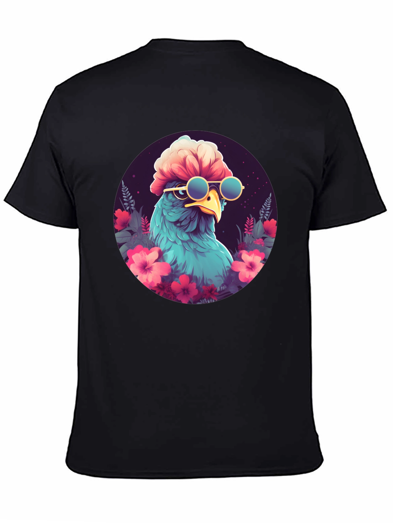 Cool Bird T-Shirt: Tropical Aviator Style
