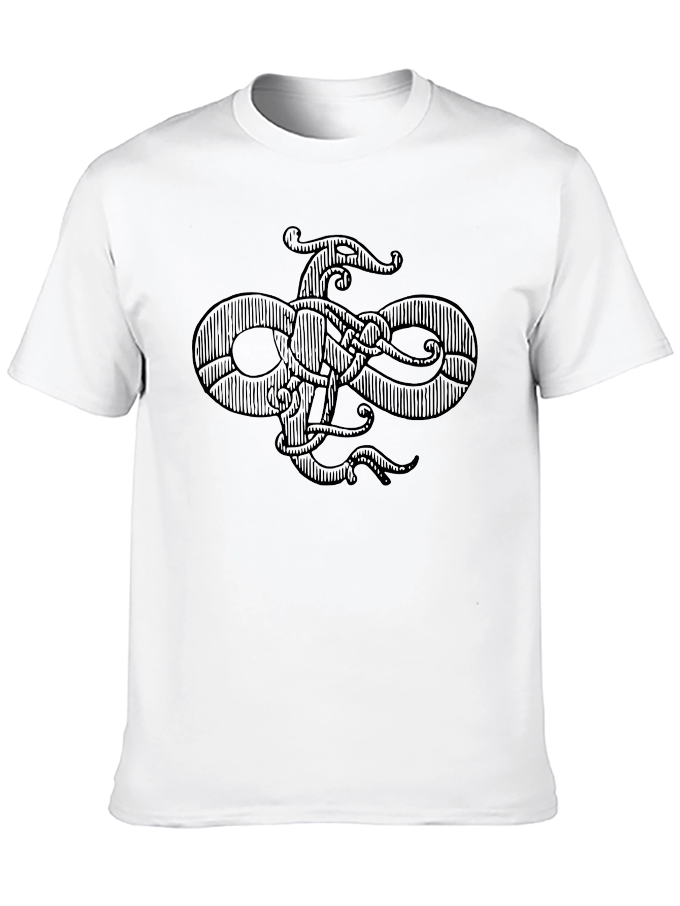 Mystic Kraken Graphic Tee - Mens Black T-Shirt
