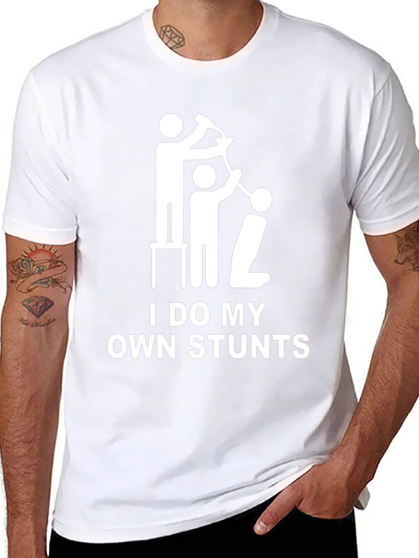 I Do My Own Stunts Graphic T-Shirt