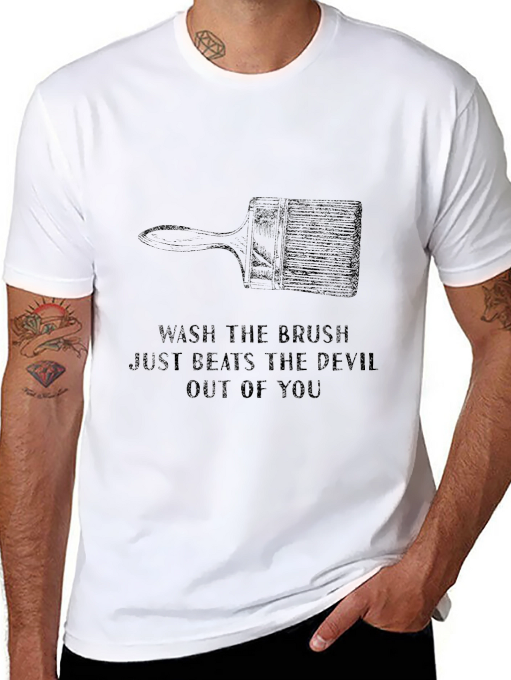 Wash the Brush Graphic Tee