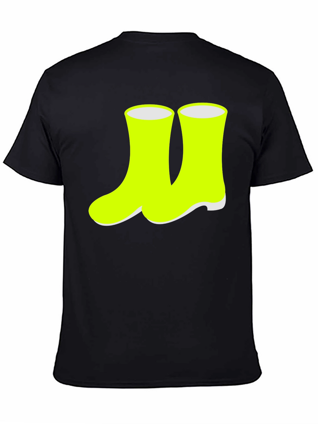 Neon Rain Boots Graphic Tee