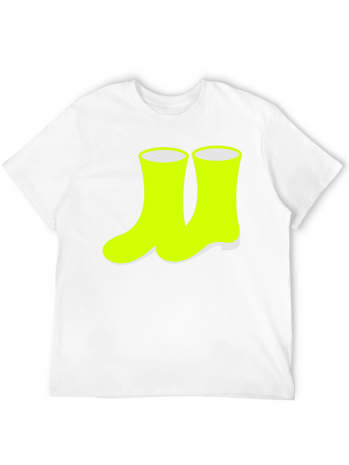 Neon Rain Boots Graphic Tee