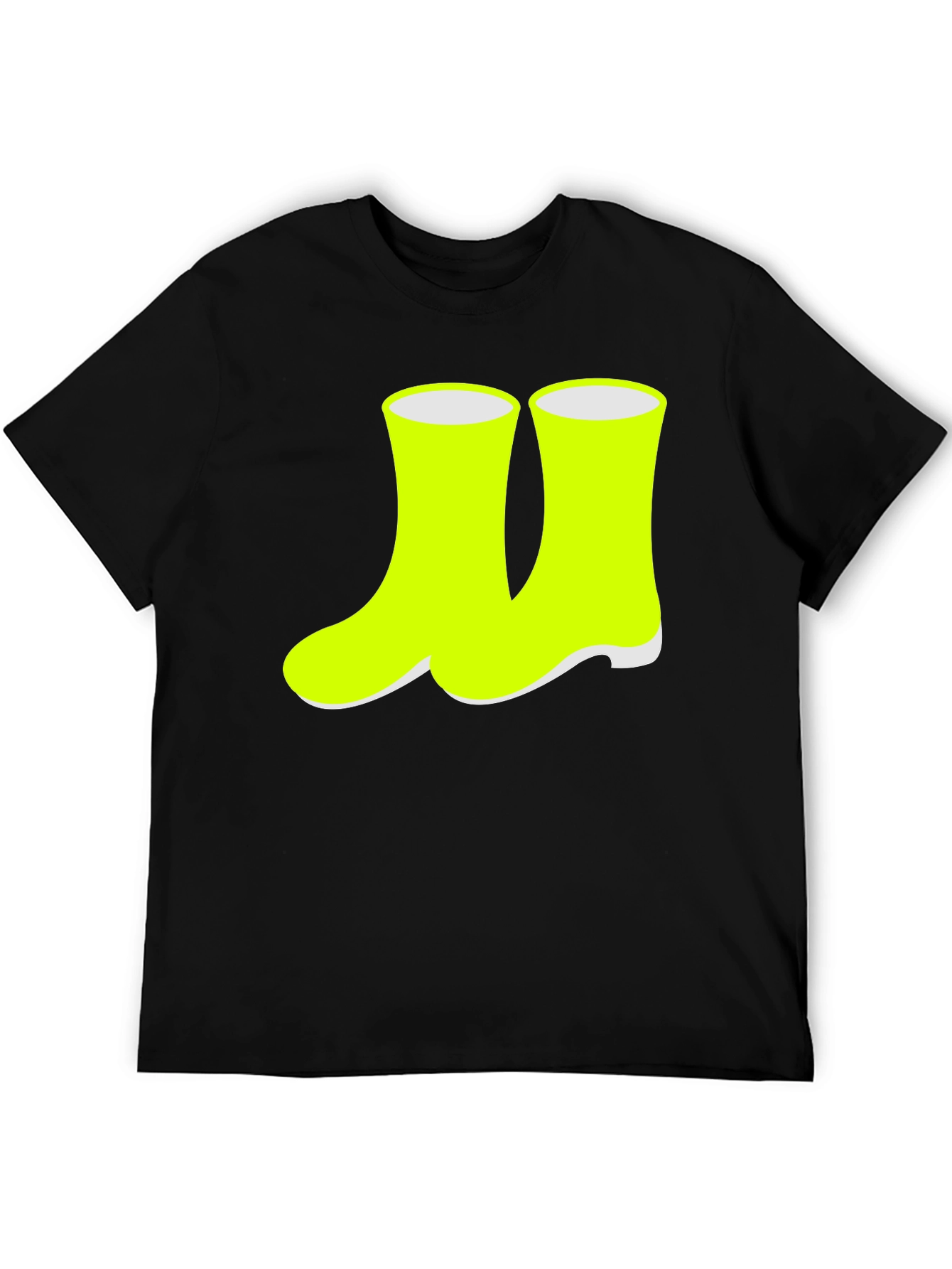 Neon Rain Boots Graphic Tee
