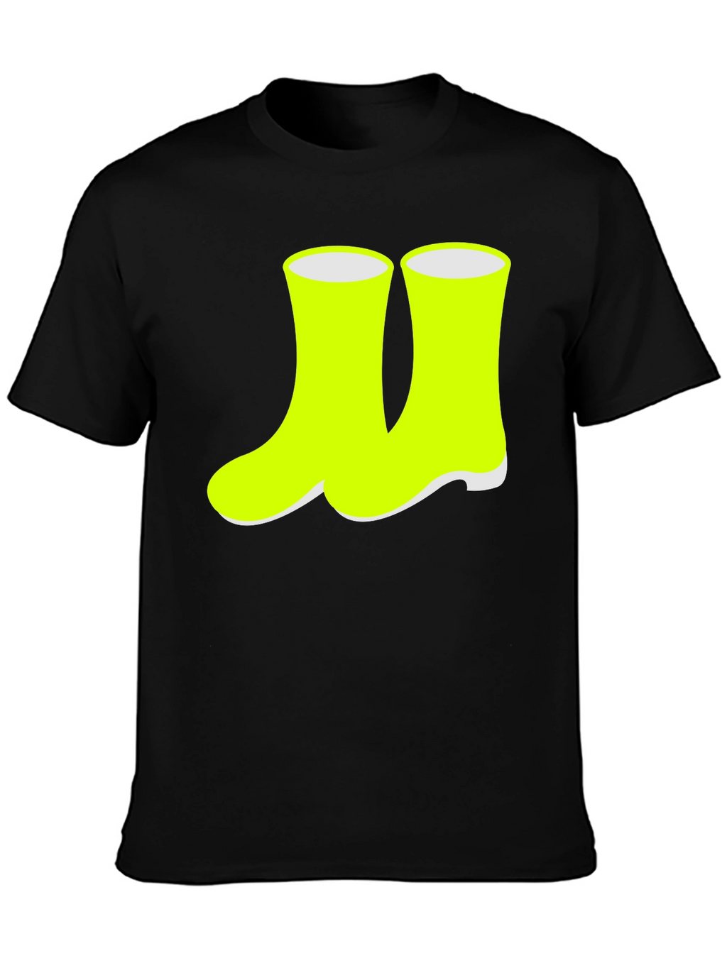 Neon Rain Boots Graphic Tee