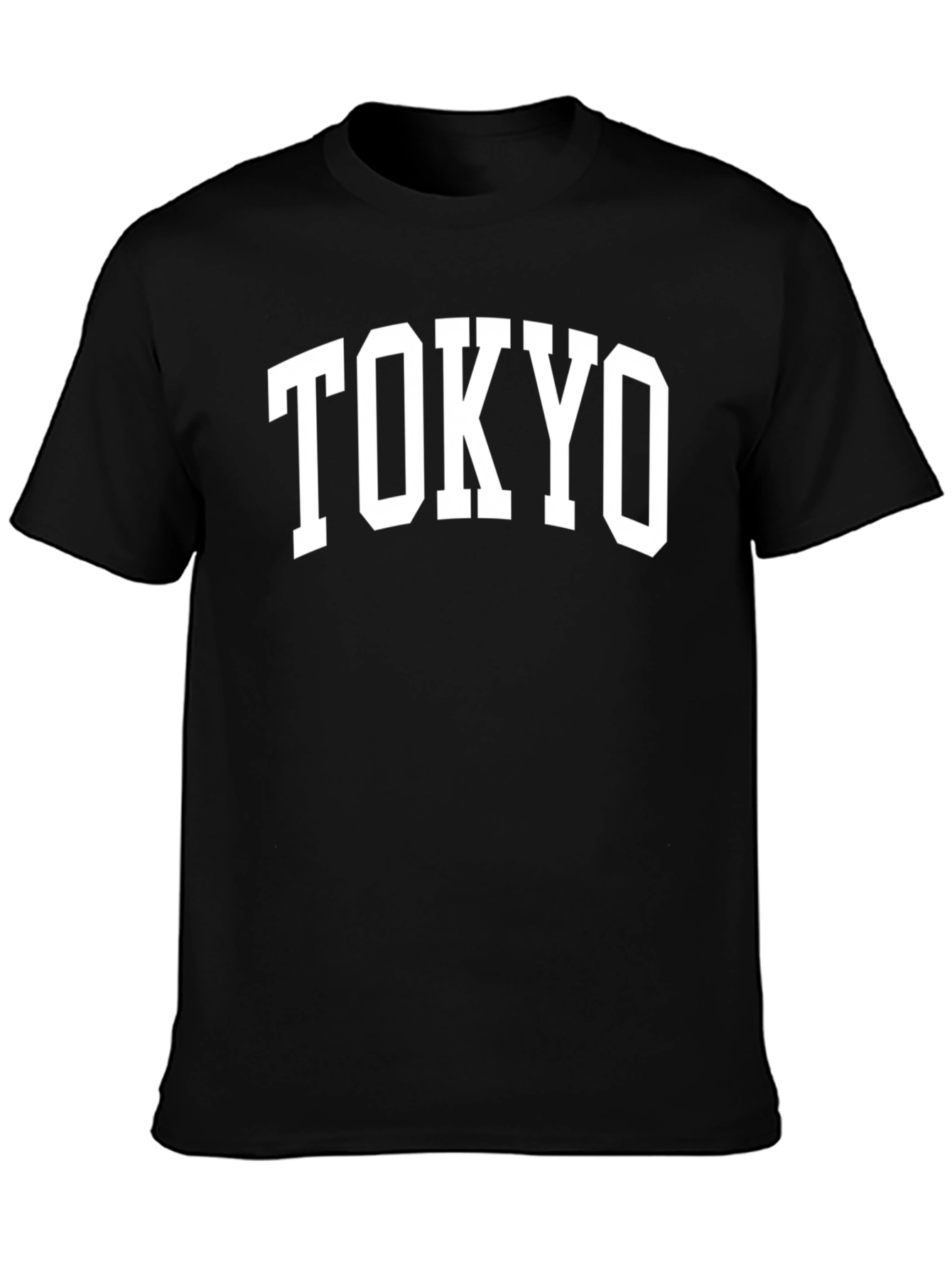 Tokyo Graphic Tee - Retro Style Black T-Shirt