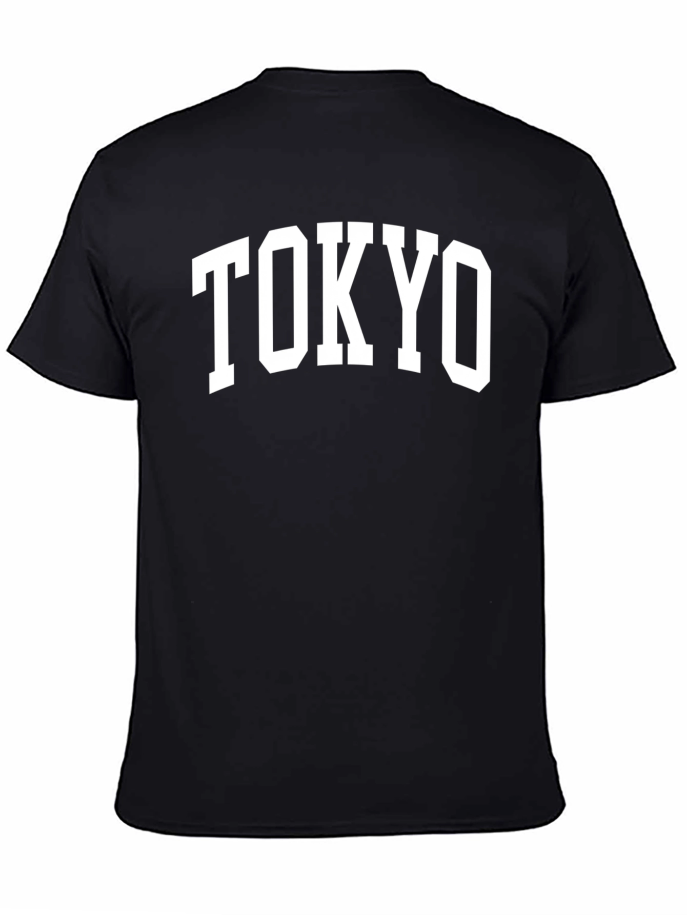 Tokyo Graphic Tee - Retro Style Black T-Shirt
