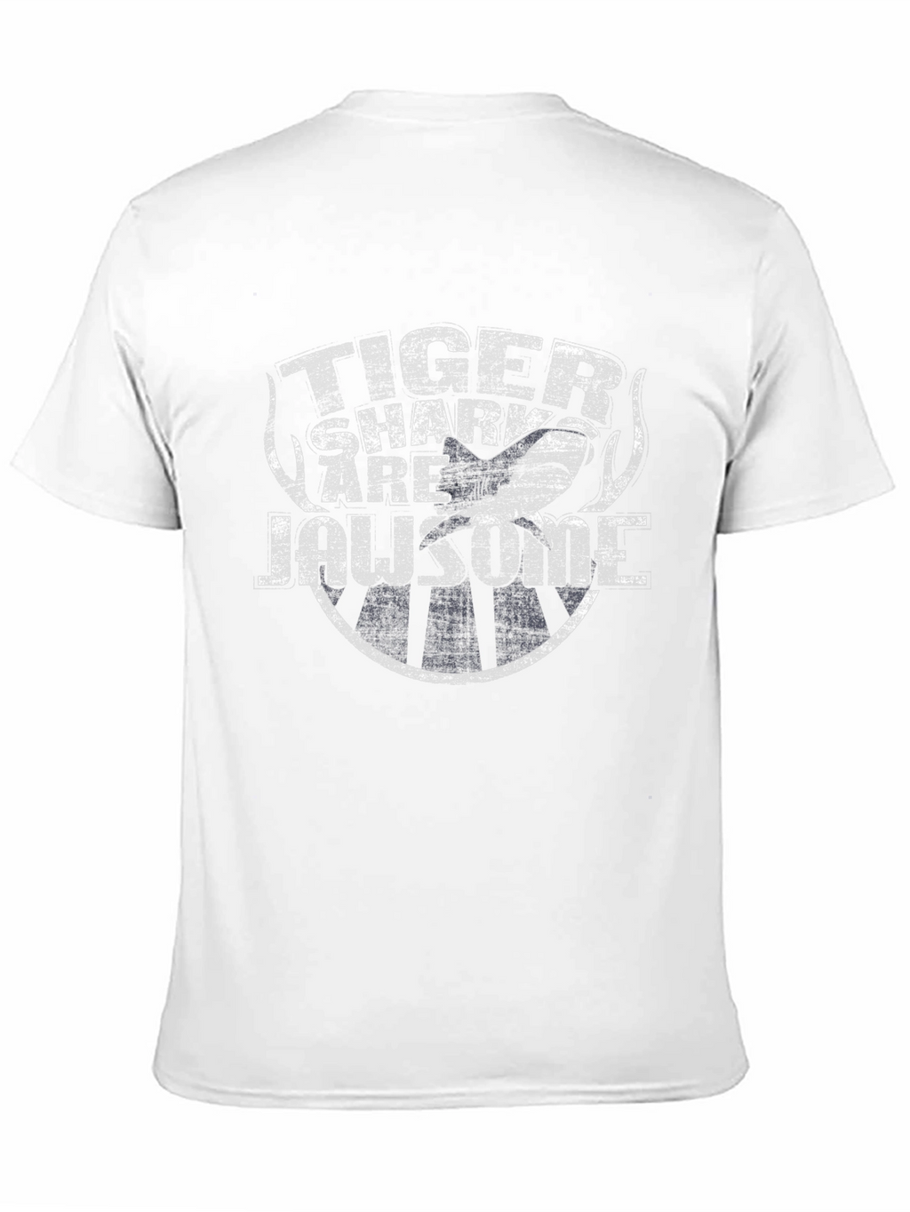 Tiger Shark Are Jawsome Black T-Shirt