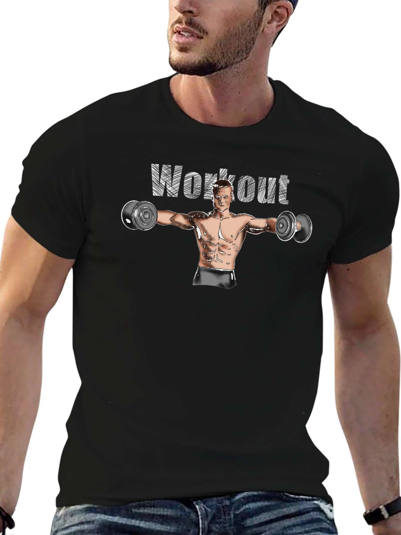 Workout Graphic T-Shirt