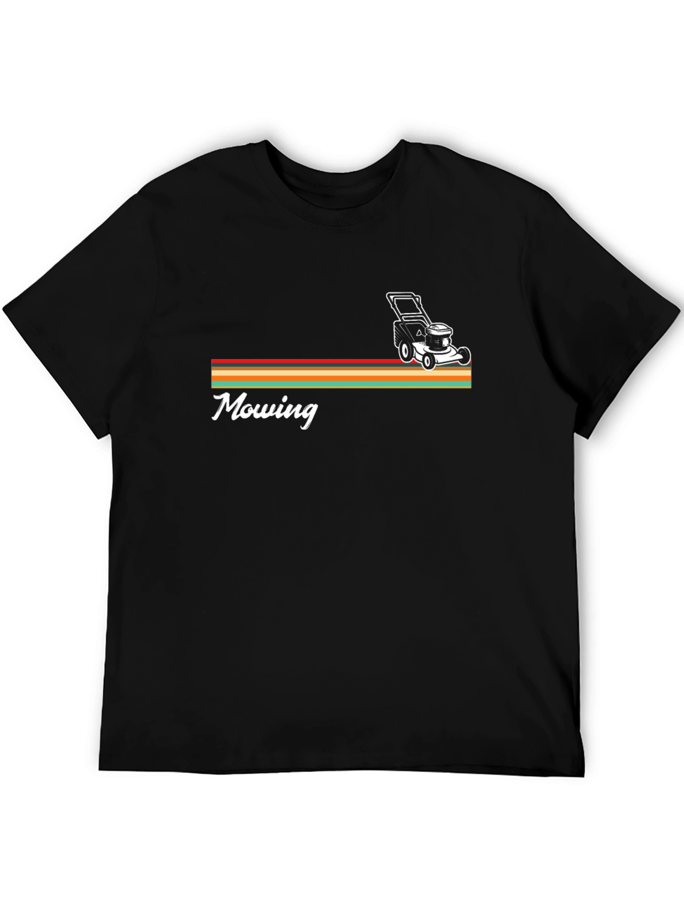 Retro Mowing T-Shirt - Lawn Care Tee
