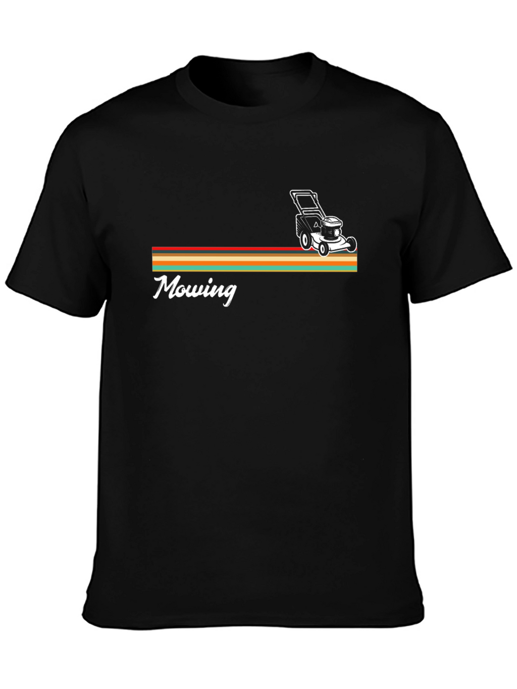 Retro Mowing T-Shirt - Lawn Care Tee