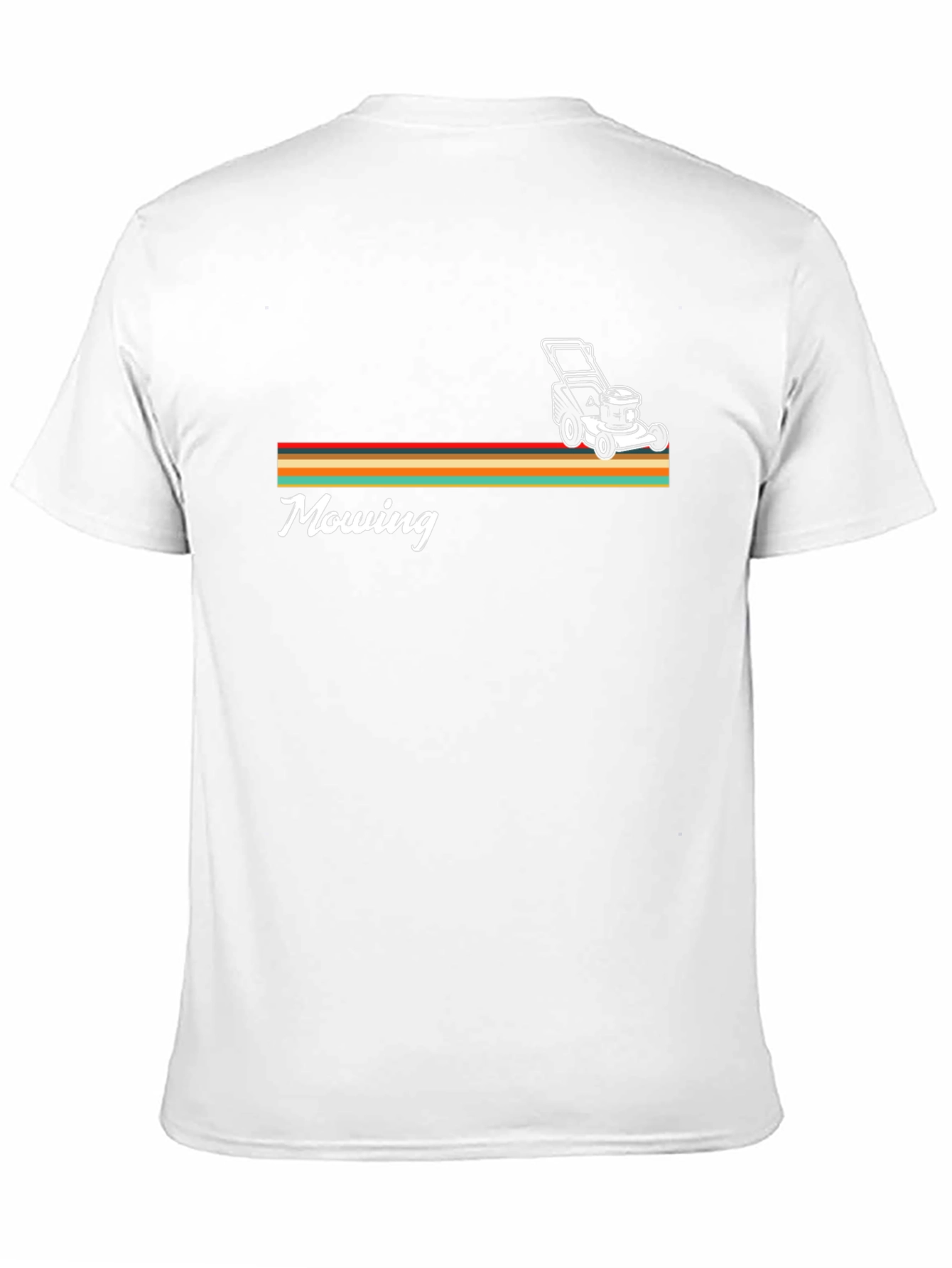 Retro Mowing T-Shirt - Lawn Care Tee