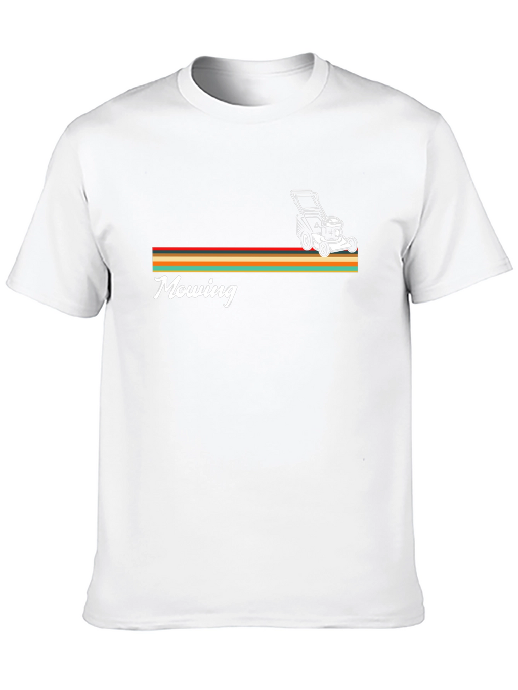 Retro Mowing T-Shirt - Lawn Care Tee