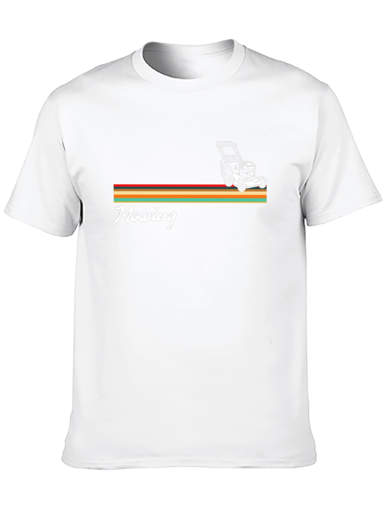 Retro Mowing T-Shirt - Lawn Care Tee
