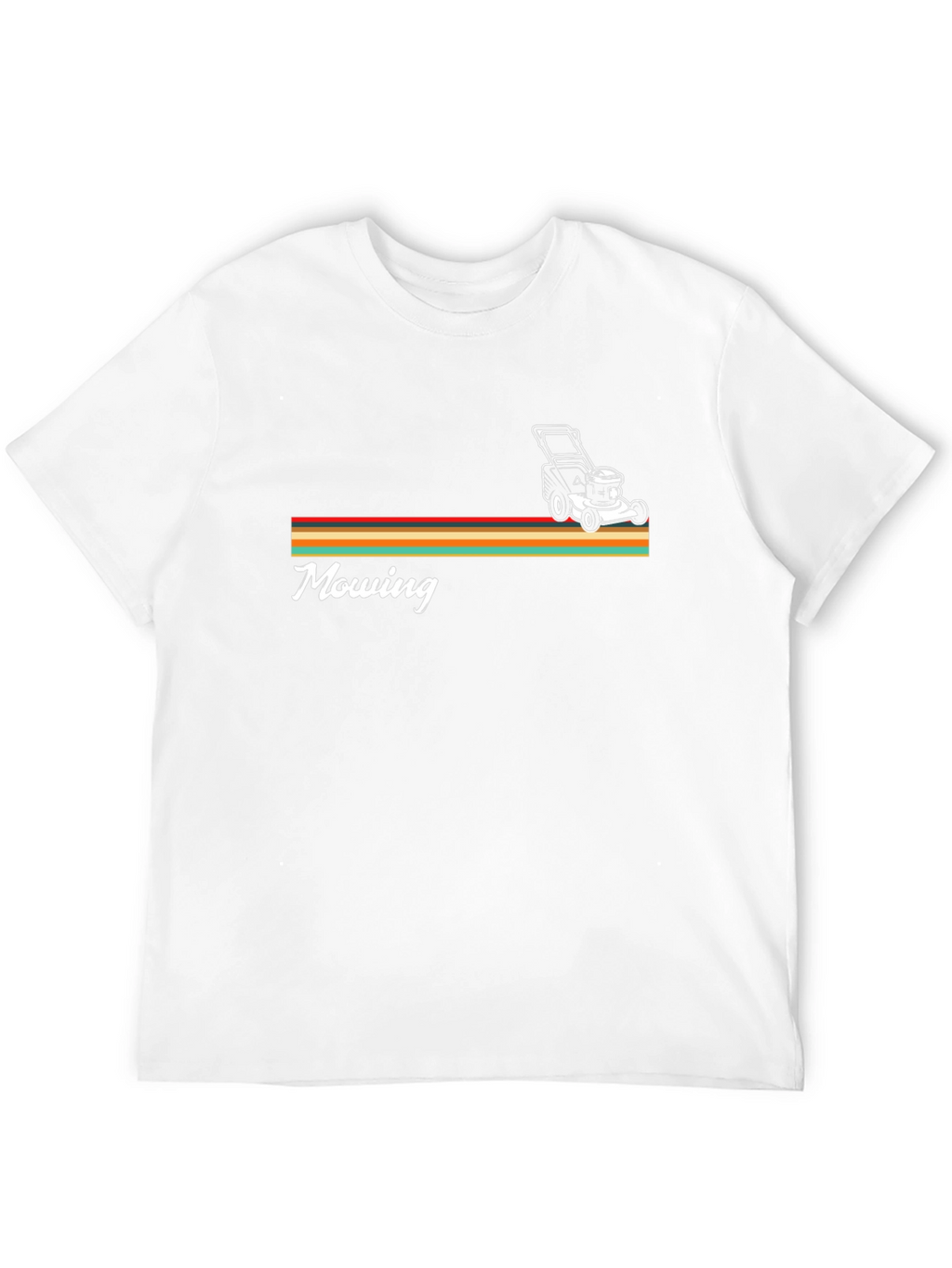 Retro Mowing T-Shirt - Lawn Care Tee