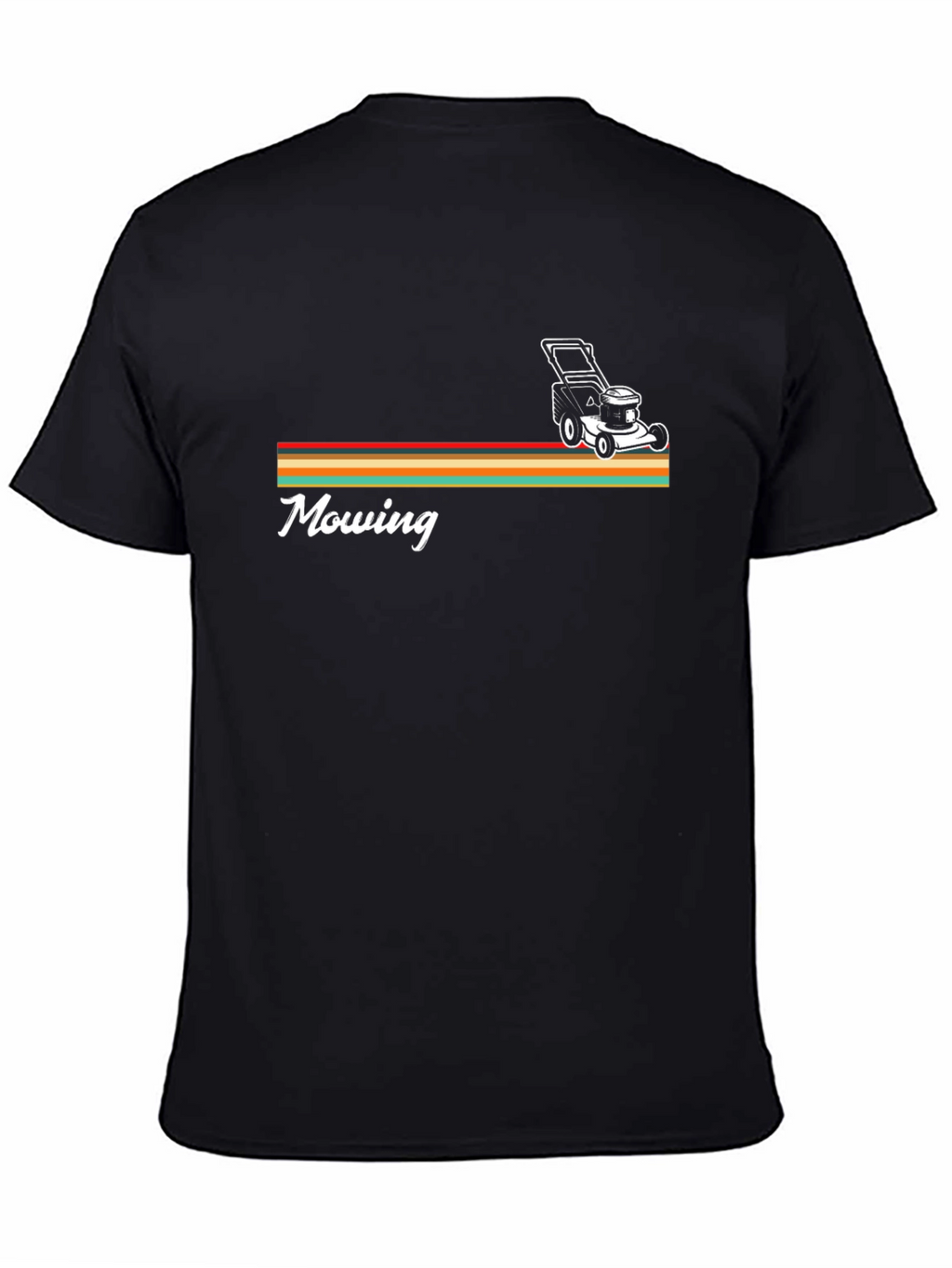 Retro Mowing T-Shirt - Lawn Care Tee