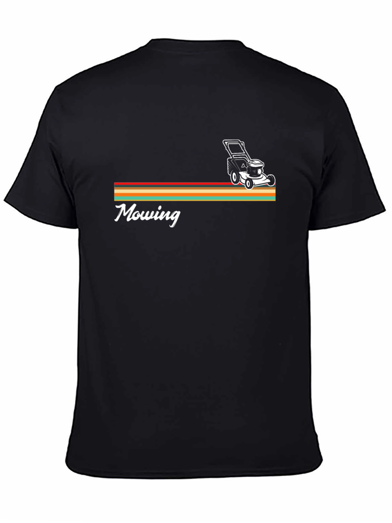 Retro Mowing T-Shirt - Lawn Care Tee