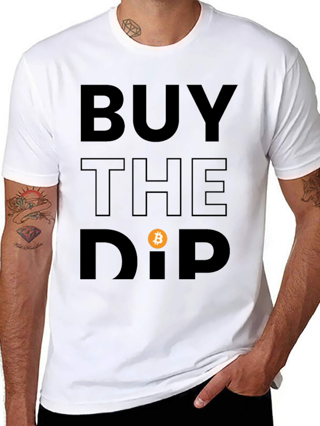 Buy the Dip Bitcoin Crypto T-Shirt