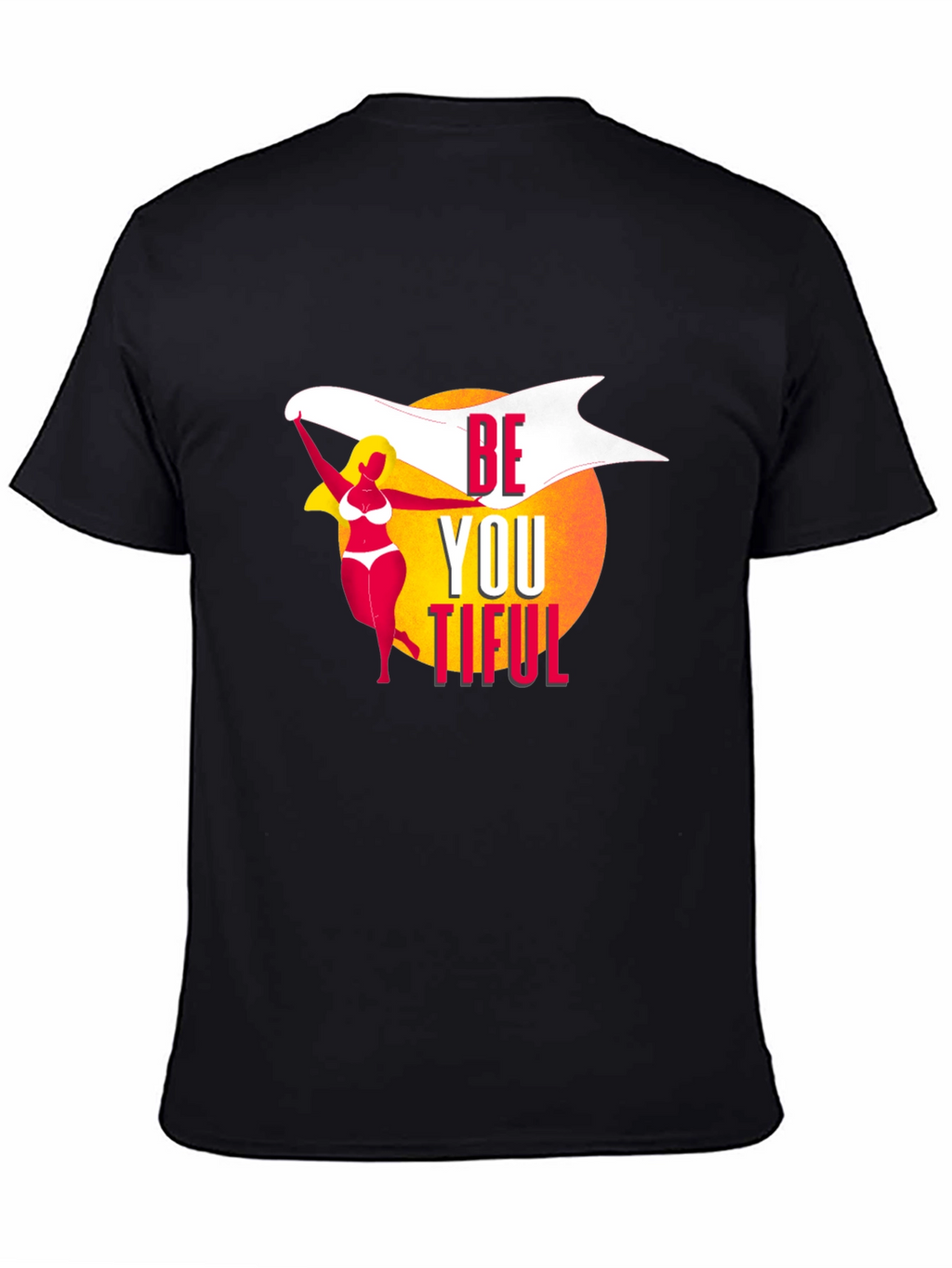 Be You Tiful Graphic T-Shirt - Black