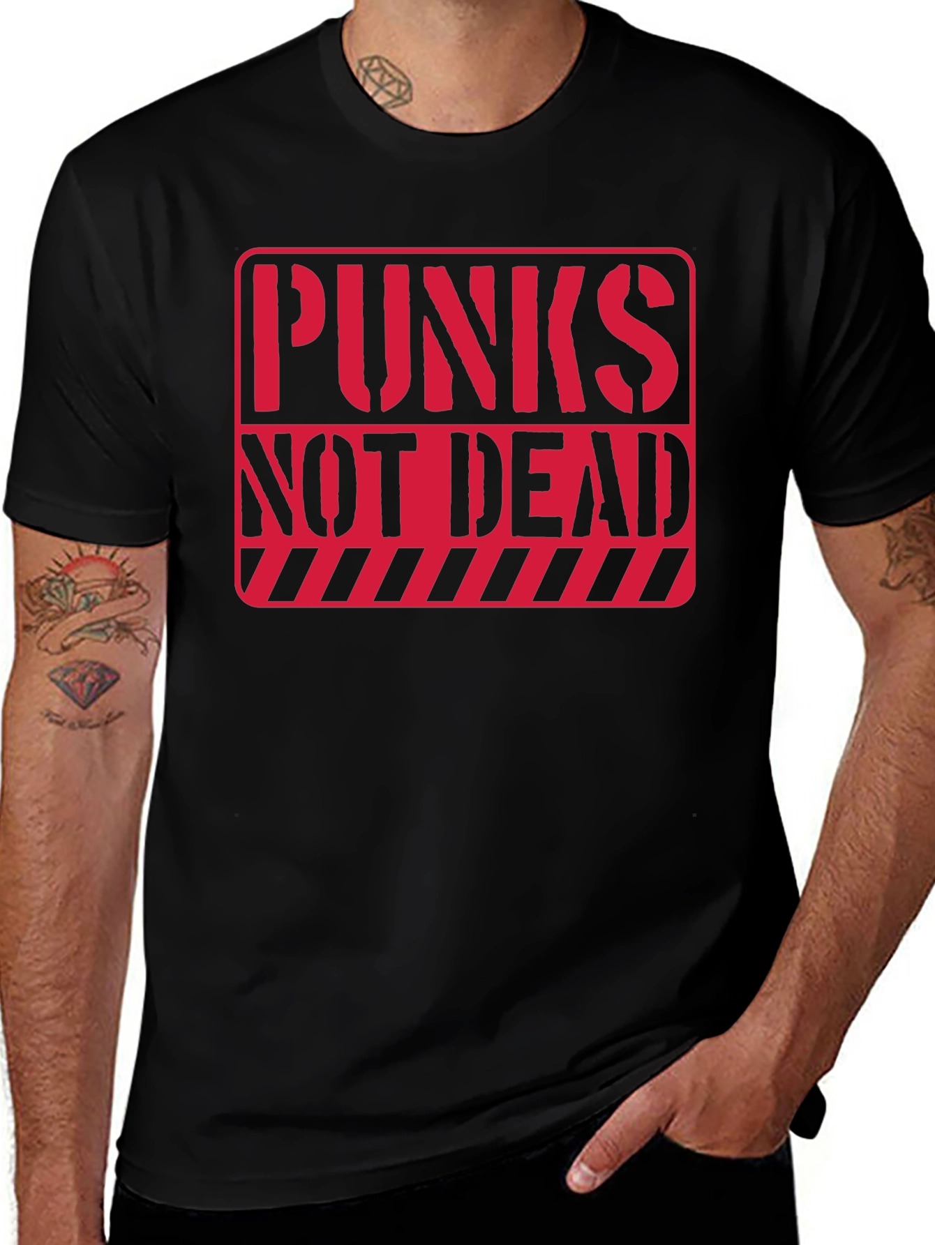 Punks Not Dead Graphic Tee