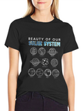 Solar System Planets Graphic T-Shirt