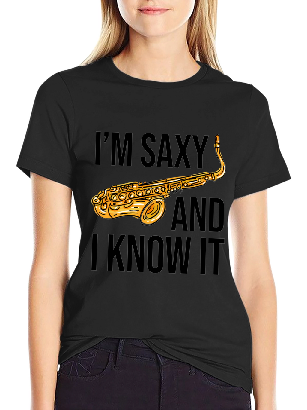 Saxy T-Shirt - Funny Saxophone Musician Tee