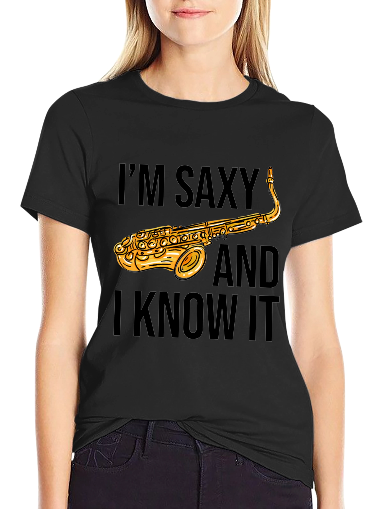 Saxy T-Shirt - Funny Saxophone Musician Tee