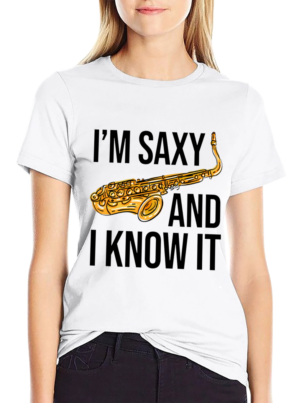 Saxy T-Shirt - Funny Saxophone Musician Tee