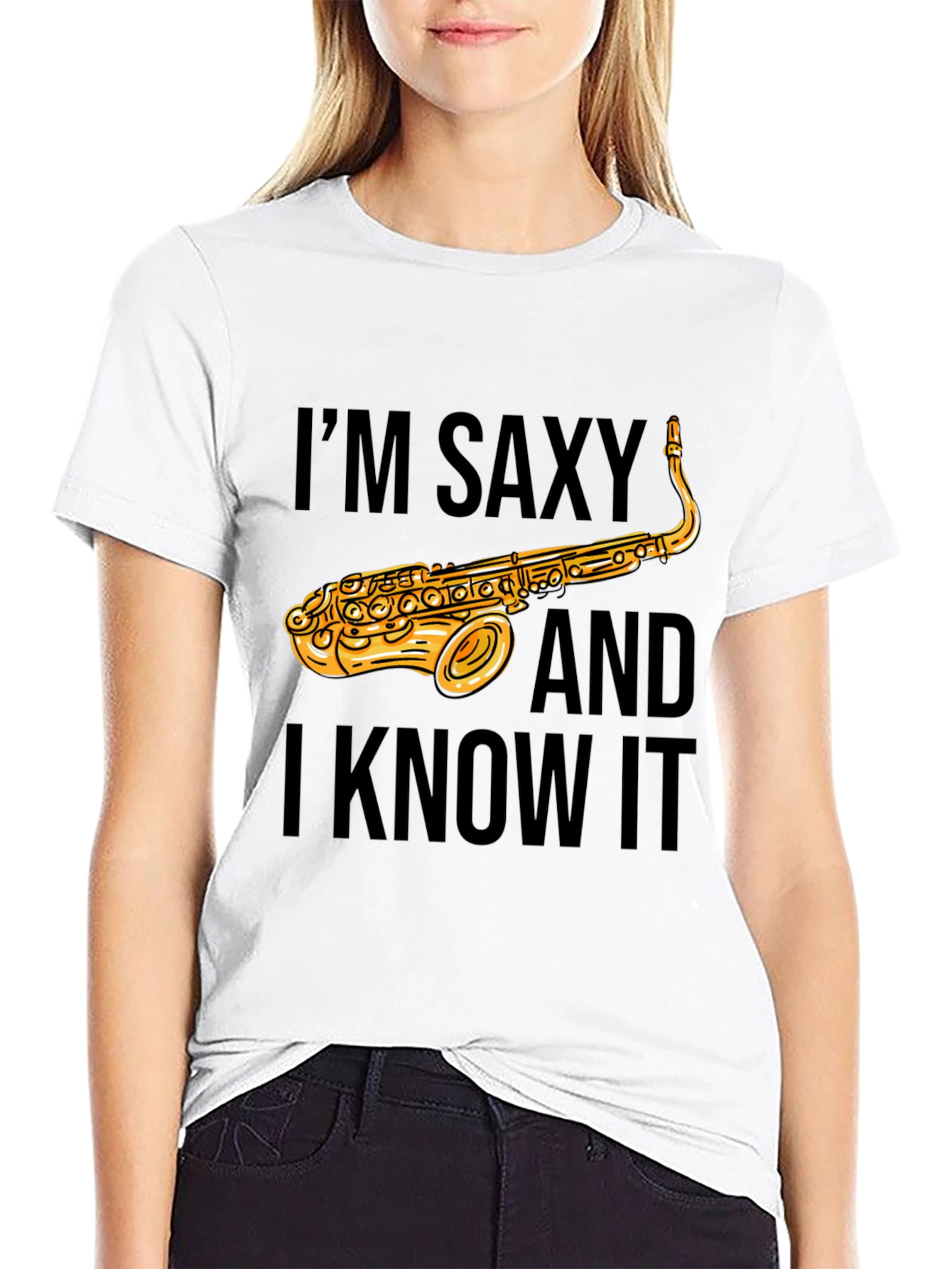 Saxy T-Shirt - Funny Saxophone Musician Tee