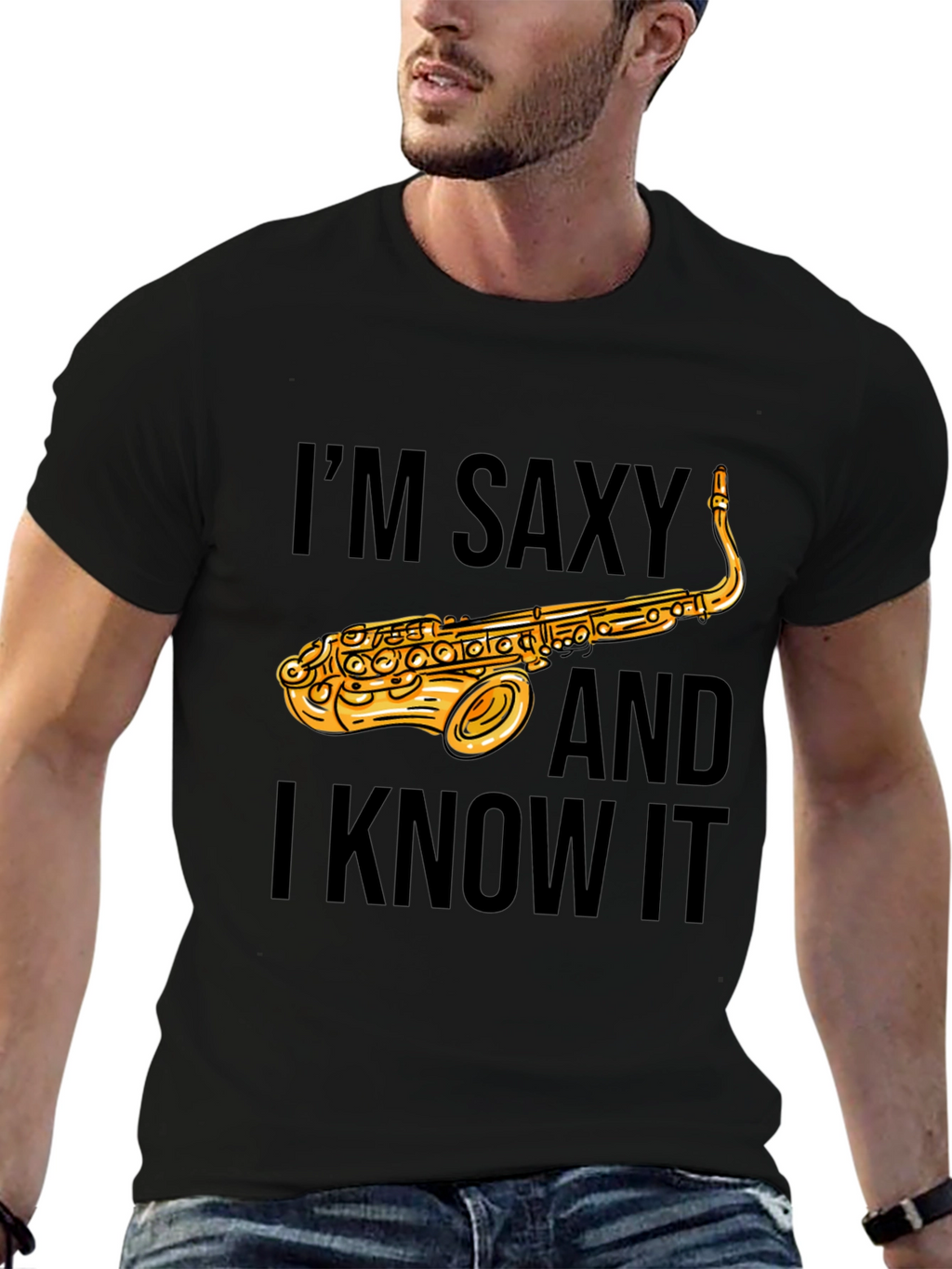 Saxy T-Shirt - Funny Saxophone Musician Tee