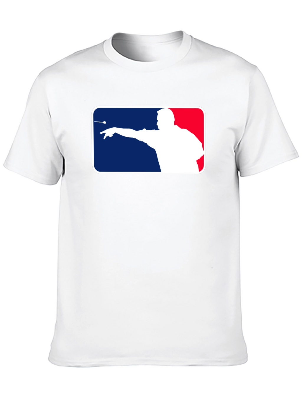 Dart Thrower Silhouette T-Shirt - Black