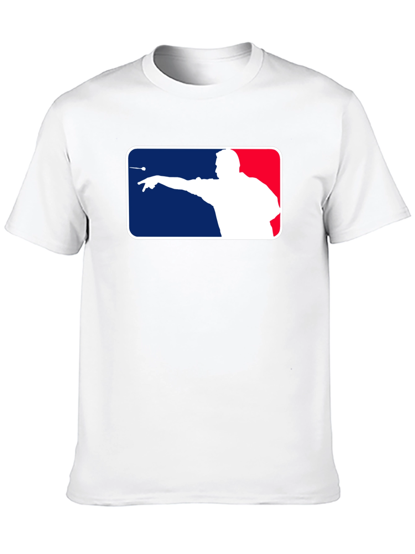 Dart Thrower Silhouette T-Shirt - Black