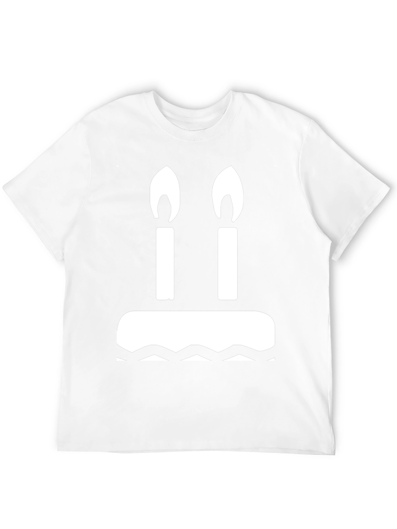 Birthday Cake T-Shirt: Two Candles Graphic Tee